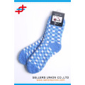 cheap price cozy warm check pattern ankle socks custom logo